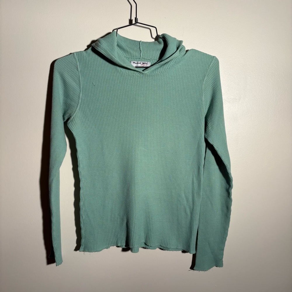 Michael Stars The Original Tee Supima Cotton Hoodie View 2